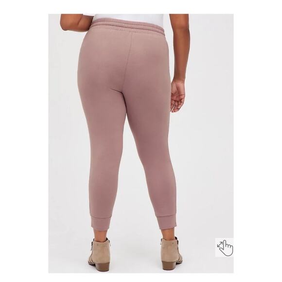 Torrid Mauve Purple Ultra Soft Fleece Classic Fit Jogger Sz.3 NWT - Picture 4 of 10